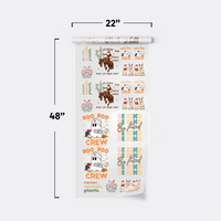 DTF gang sheet, 22 by 48 inches