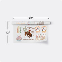DTF gang sheet, 22 by 12 inches