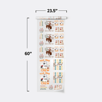 Sublimation gang sheet, 23.5 by 60 inches